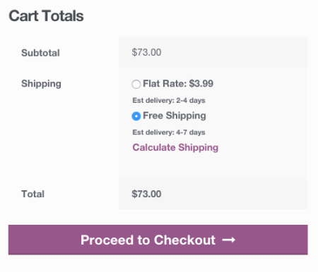 WooCommerce delivery estimates