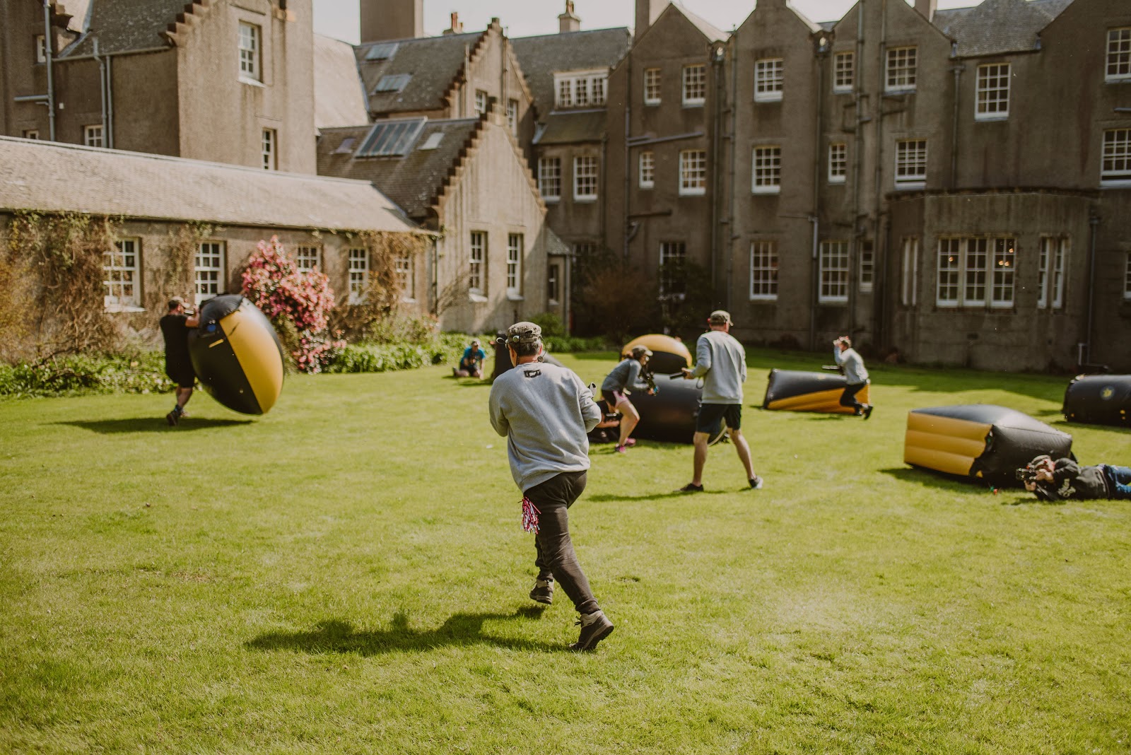 Laser tag at Dunskey Estate.